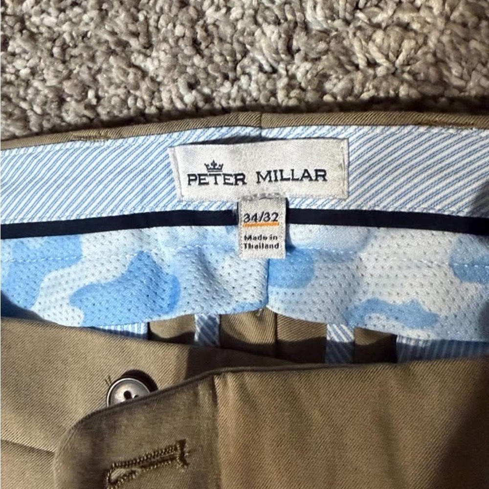 Peter Millar Tan Trousers
